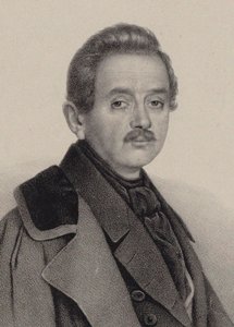 Portret van de componist Alexei Fyodorovich Lvov 1798-1870