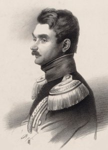 Portret van de componist Alexei Fyodorovich Lvov 1798-1870