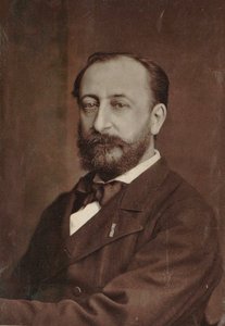 Portret van de componist Camille Saint-Saëns 1835-1921, 1880 door Unbekannt
