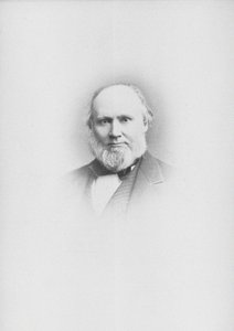 Portret van de componist Edward John Hopkins 1818-1901 door Unbekannt