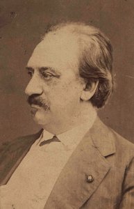 Portret van de componist Friedrich von Flotow 1812-1883, c. 1880 door Unbekannt