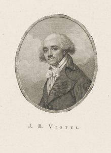 Portret van de componist Giovanni Battista Viotti 1755-1824, ca. 1800 door Unbekannt