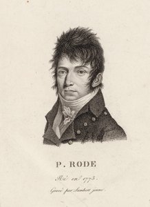 Portret van de componist Pierre Jacques Joseph Rode