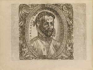 Portret van de componist Roland de Lassus 1532-1594, 1560