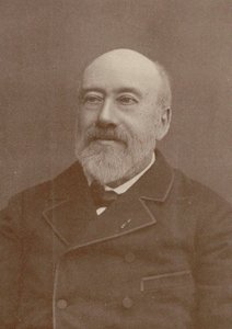 Portret van de componist en chansonnier Gustave Nadaud 1820-1893, 1880 door Unbekannt