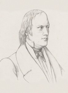 Portret van de dirigent en componist Johann Nepomuk Schelble 1789-1837 door Unbekannt