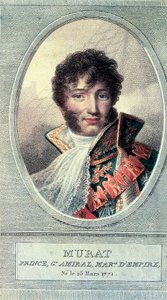 Portret van de koning van Napels Joachim Murat, Franse militaire en politieke man (1767-1815)