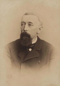 Portret van de librettist en componist Franz Friedrich Richard Genée door Unbekannt