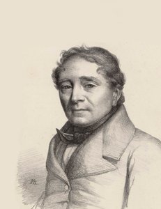 Portret van de operazanger Louis Antoine Eléonore Ponchard 1787-1866, 1845