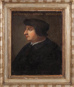 Portret van de filosoof Agostino Nifo