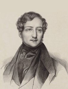 Portret van de pianist en componist Sigismund Thalberg 1812-1871 door Unbekannt