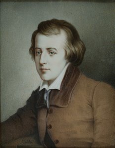 Portret van de dichter Heinrich Heine 1797-1856, ca. 1825 door Unbekannt