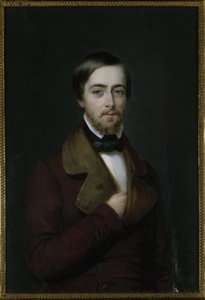 Portret van de dichter Joseph Méry door Unbekannt