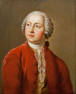 Portret van de geleerde Mikhail V. Lomonosov 1711-1765, begin 19e eeuw