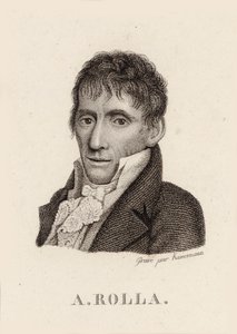 Portret van de violist en componist Alessandro Rolla 1757-1841 door Unbekannt