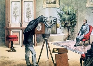 Portretfotografenstudio, ca. 1880