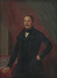 Portret van een Man door Unbekannt Unbekannt