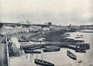 Portstewart - De Haven en Stad, 1895 door Unbekannt