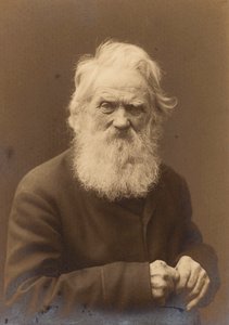 Geënsceneerd portret van een oude man, Landskrona, Zweden, 1910 door Unbekannt