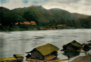 Poste De Trai-Hut, paalwoning, 1900