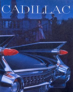 Poster ter promotie van een Cadillac
