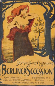 Poster voor de Berlijnse Secession Tentoonstelling, ca. 1900