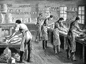 Persers aan het werk, ca. 1880