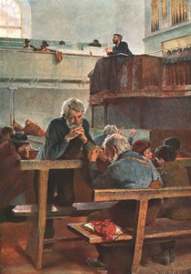 Primitieve Methodisten in Gebed, ca. 1889, ca. 1902
