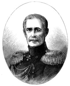 Prins Aleksandr Sergejevitsj Mensjikov 1787-1867, Russische militaire commandant