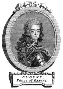 Prins Eugenius van Savoye, generaal in het Oostenrijkse leger door Unbekannt
