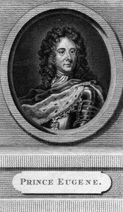 Prins Eugenius van Savoye, generaal in het Oostenrijkse leger door Unbekannt