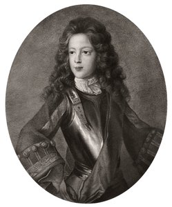 Prins James Francis Edward Stuart, de Oude Pretendent, ca. 1700 1906 door Unbekannt