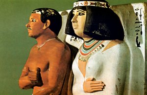 Prins Rahotep en zijn vrouw Nofret, Egypte, 4e dynastie