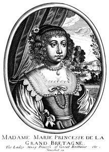 Prinses Mary 1631-1660 door Unbekannt