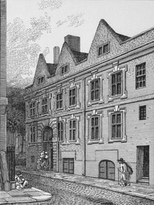 Hoofdingang van Leathersellers Hall, City of London, 1801 1911