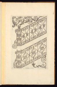 Print, Livre Nouveau de Serrurerie door Unbekannt