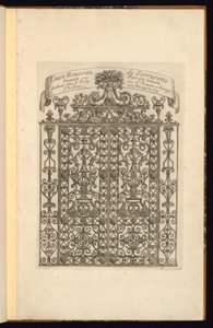 Print, Livre Nouveau de Serrurerie door Unbekannt