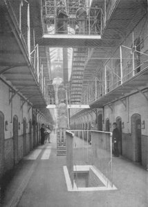 Gevangenen gaan dineren, Wormwood Scrubs Prison, Londen, ca. 1903 door Unbekannt