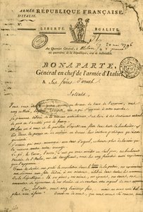 Proclamatie van Napoleon aan zijn broeders in de wapens, 20 mei 1796