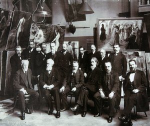 Professoren van de Russische Academie van Kunsten, 1913 door Unbekannt