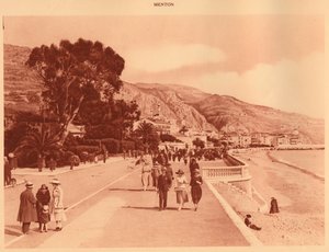Promenade du Midi, Menton door Unbekannt