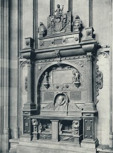 Provost Murrays graf 1624 aan het oostelijke uiteinde van de kapel door Unbekannt
