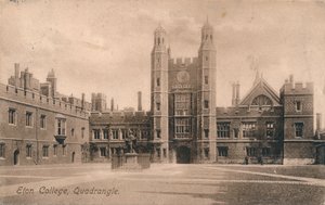 Binnenplaats, Eton College, Berkshire, ca. 1905