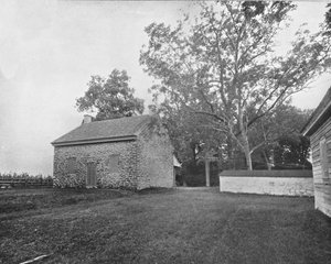 Quaker Vergaderhuis, Slagveld van Princeton, New Jersey, VS, c1900 door Unbekannt