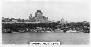 Quebec vanaf Levis, Canada, ca. 1920s