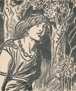 Koningin Boudica, ca. 1907 door Unbekannt