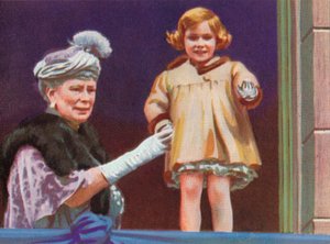 Koningin Mary en Prinses Margaret bij de gelegenheid van het Zilveren Jubileum van Koning George V door Unbekannt