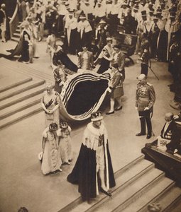 Koningin Mary vertrekt, 12 mei 1937 door Unbekannt