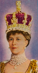 Koningin Mary, gemalin van koning George V, bij haar kroning, 1911 1935 door Unbekannt