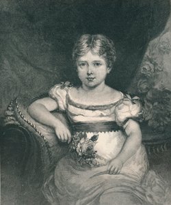 Koningin Victoria 1819-1901 op zesjarige leeftijd, 1894 door Unbekannt